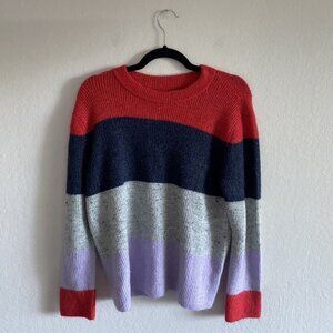 COURT‎ & ROWE NORDSTROM OVERSIZED STRIPED SWEATER SIZE M